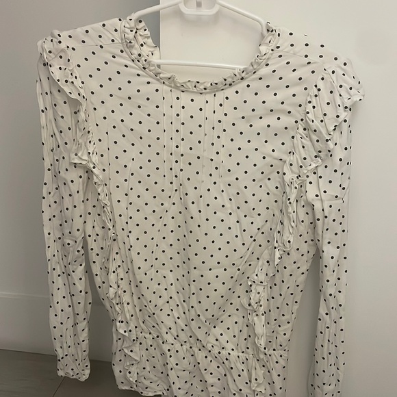 Amazon Tops Amazon The Drop X Paola Alberdi Polka Dot Shirt Poshmark